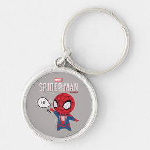 Marvel's Spider-Man   Cartoon Spidey Wave Keychain