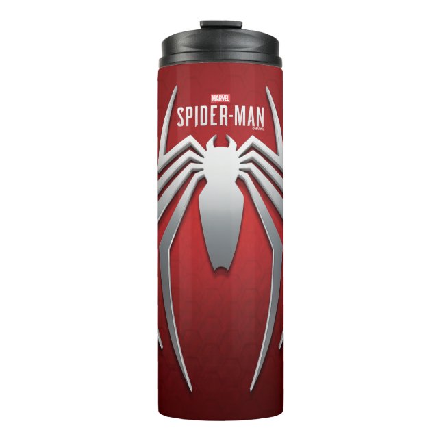 Marvel's Spider-Man | Metal Spider Emblem Thermal Tumbler (Front)