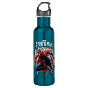 Marvel's Spider-Man Web Swing Street Art Graphic 710 Ml Water Bottle