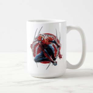 Marvel's Spider-Man   Web Swing Street Art Graphic Coffee Mug