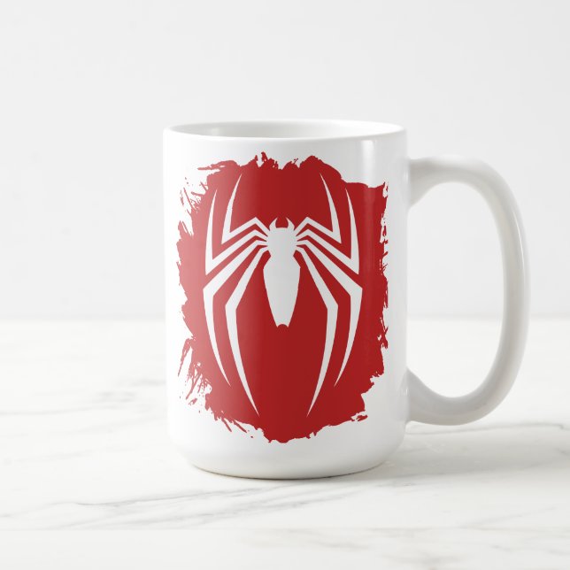 Marvel's Spider-Man | White Spider Emblem Coffee Mug (Right)