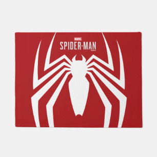 Marvel's Spider-Man   White Spider Emblem Doormat