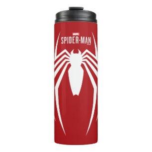 Marvel's Spider-Man   White Spider Emblem Thermal Tumbler