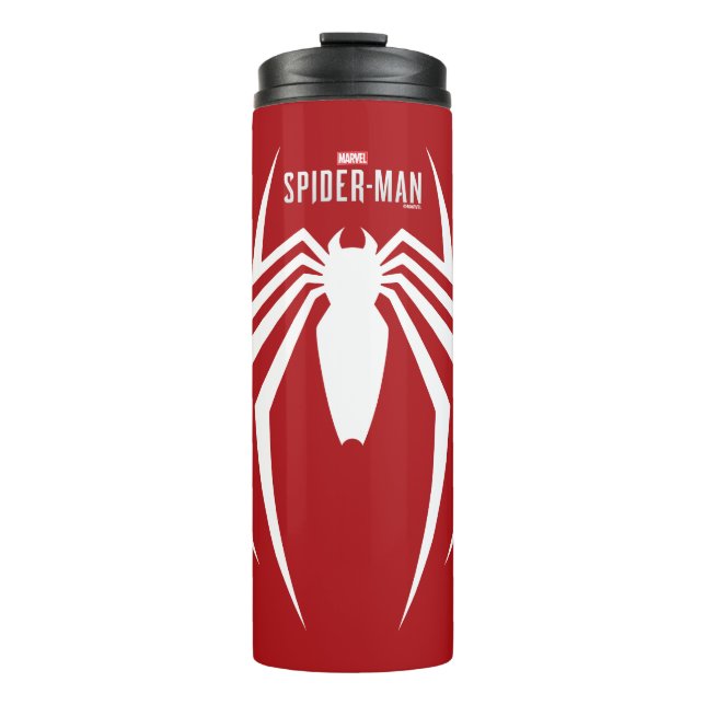 Marvel's Spider-Man | White Spider Emblem Thermal Tumbler (Front)