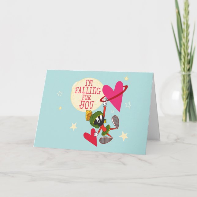 MARVIN MARTIAN™ - I'm Falling For You Holiday Card (Front)