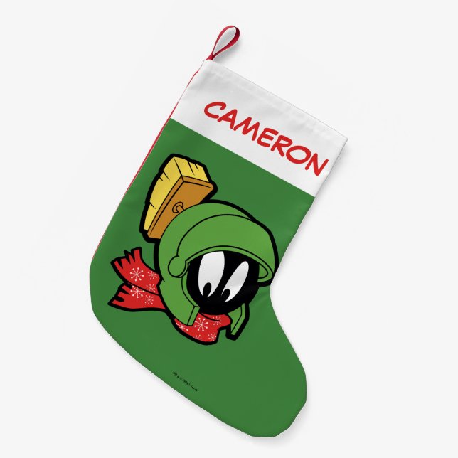 MARVIN MARTIAN™ "Outta This World" Holiday Small Christmas Stocking (Front (Hanging))