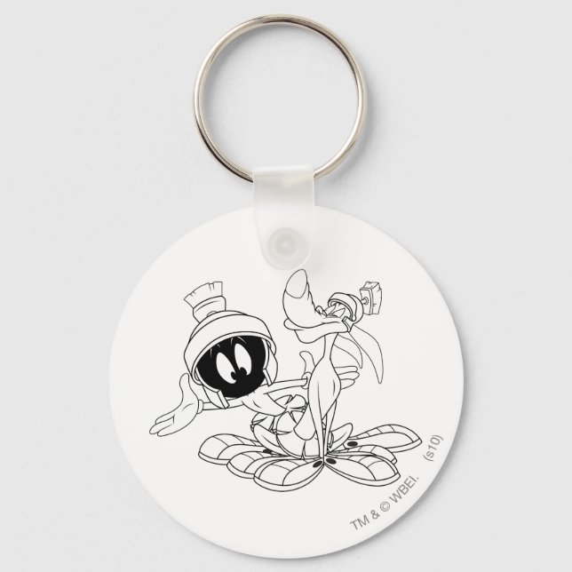 MARVIN THE MARTIAN™ and K-9 Keychain (Front)