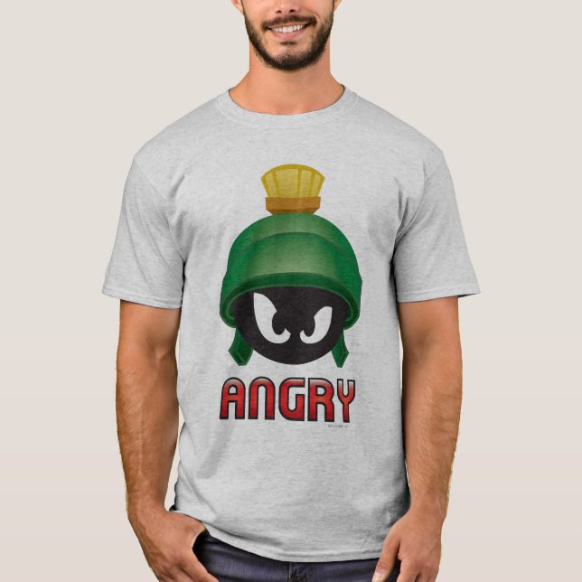 MARVIN THE MARTIAN™ Angry Emoji T-Shirt (Front)
