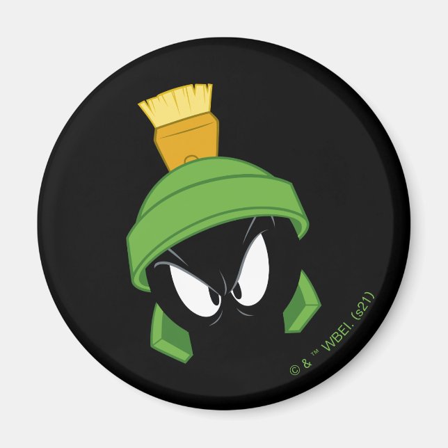 MARVIN THE MARTIAN™ Angry Face Magnet (Front)