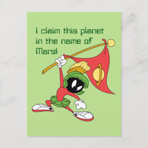 MARVIN THE MARTIAN™ Claiming Planet Postcard