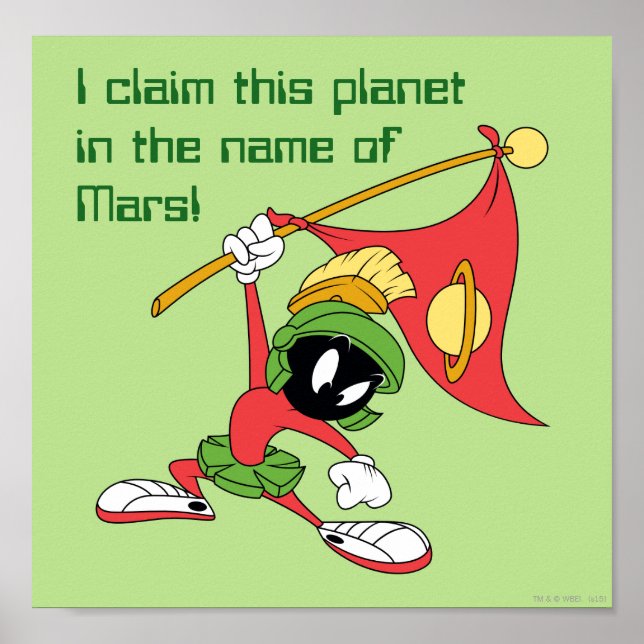 MARVIN THE MARTIAN™ Claiming Planet Poster (Front)