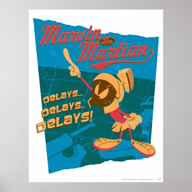 MARVIN THE MARTIAN™ Delays...Delays...Delays! Poster (Front)