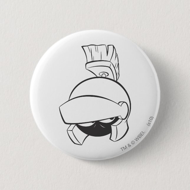 MARVIN THE MARTIAN™ Expressive 4 2 Inch Round Button (Front)