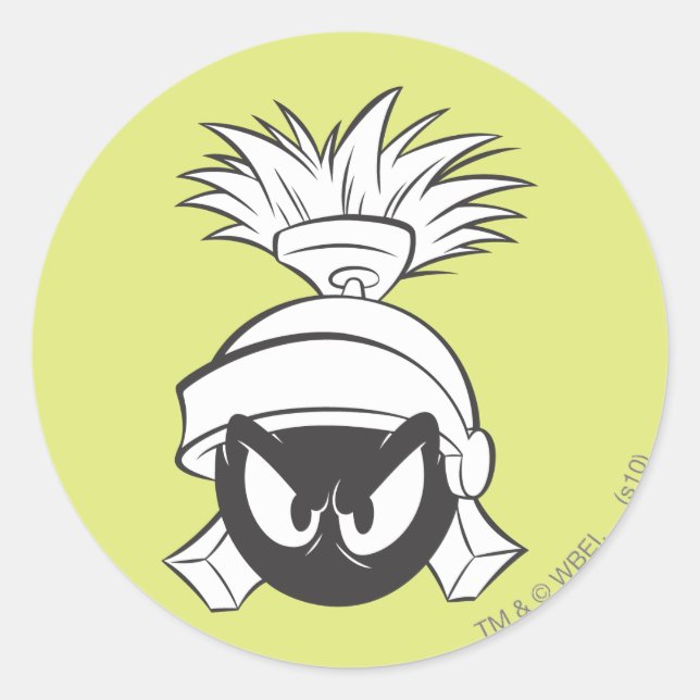 MARVIN THE MARTIAN™ Expressive 5 Classic Round Sticker (Front)