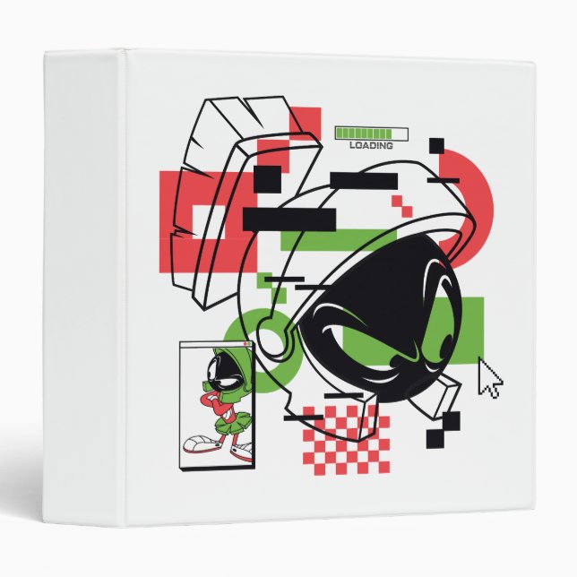 MARVIN THE MARTIAN™ Glitch Binder (Front/Spine)