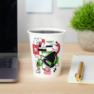 MARVIN THE MARTIAN™ Glitch Paper Cups