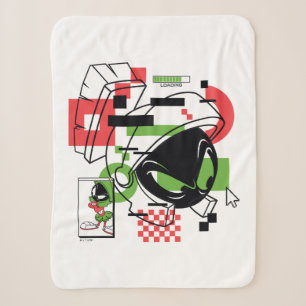 MARVIN THE MARTIAN™ Glitch Sherpa Blanket