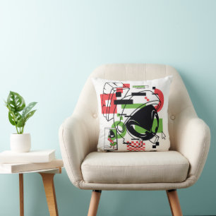 MARVIN THE MARTIAN™ Glitch Throw Pillow