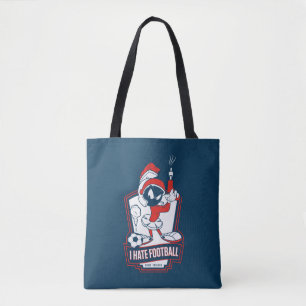 MARVIN THE MARTIAN™ "I Hate Football" Graphic Tote Bag