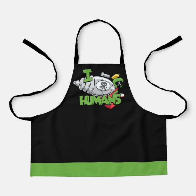 MARVIN THE MARTIAN™ I Laser Humans Apron (Front)