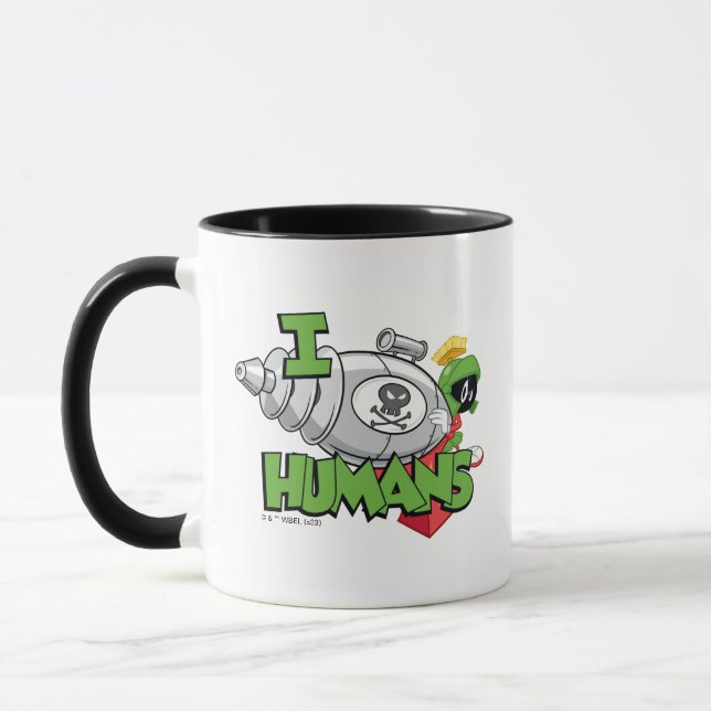 MARVIN THE MARTIAN™ I Laser Humans Mug (Left)