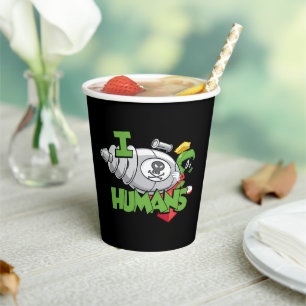 MARVIN THE MARTIAN™ I Laser Humans Paper Cups