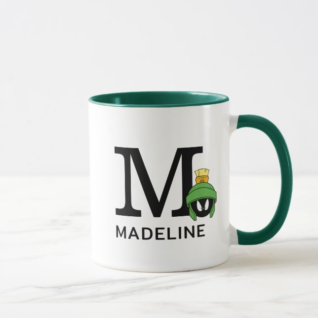 MARVIN THE MARTIAN™ Mad  Add Your Name & Initial Mug (Right)