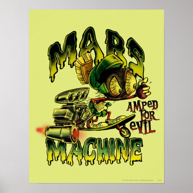 MARVIN THE MARTIAN™ Mars Machine Poster (Front)