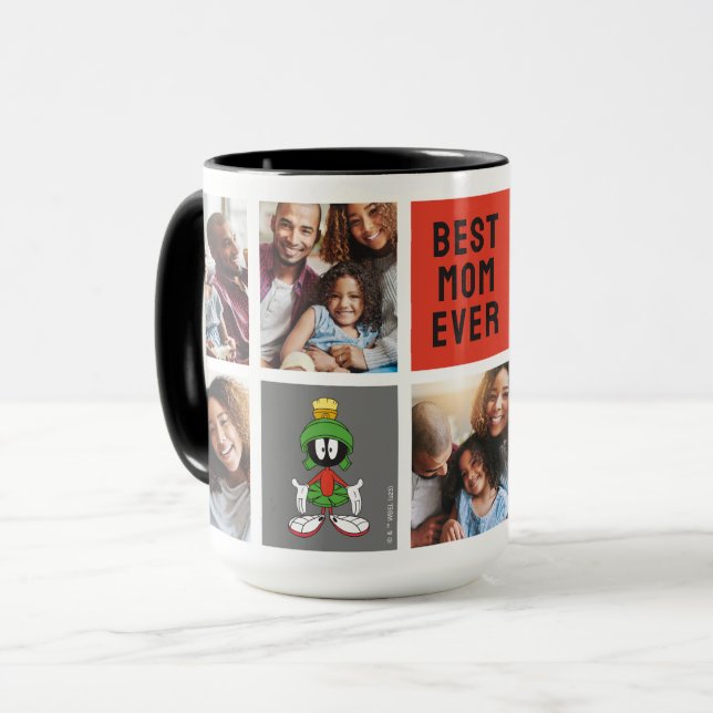 MARVIN THE MARTIAN™ | Mom Photo Collage Mug (Front Left)