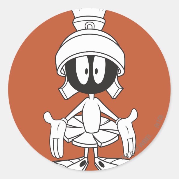 Marvin The Martian Stickers | Zazzle CA