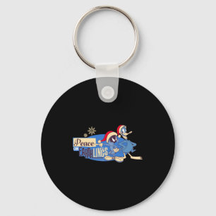 Marvin The Martian Peace On Earthlings Keychain