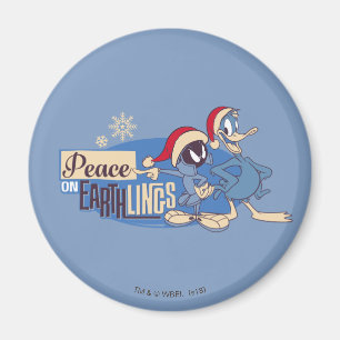 MARVIN THE MARTIAN™- Peace On Earthlings Magnet