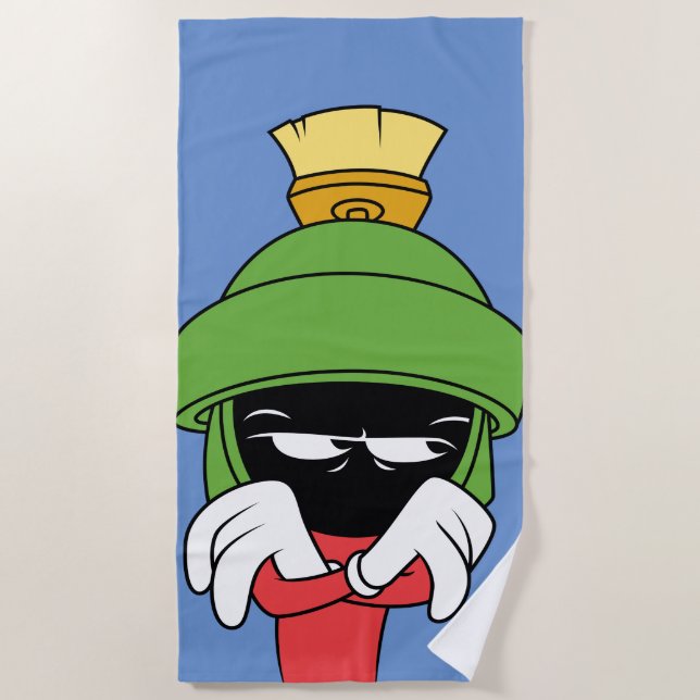 MARVIN THE MARTIAN™ Pout Beach Towel (Front)