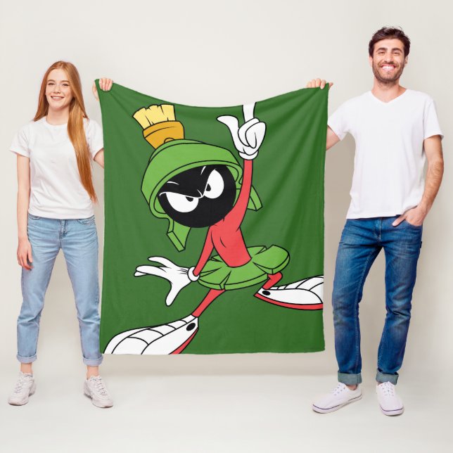 MARVIN THE MARTIAN™ Proclamation Fleece Blanket (In Situ)