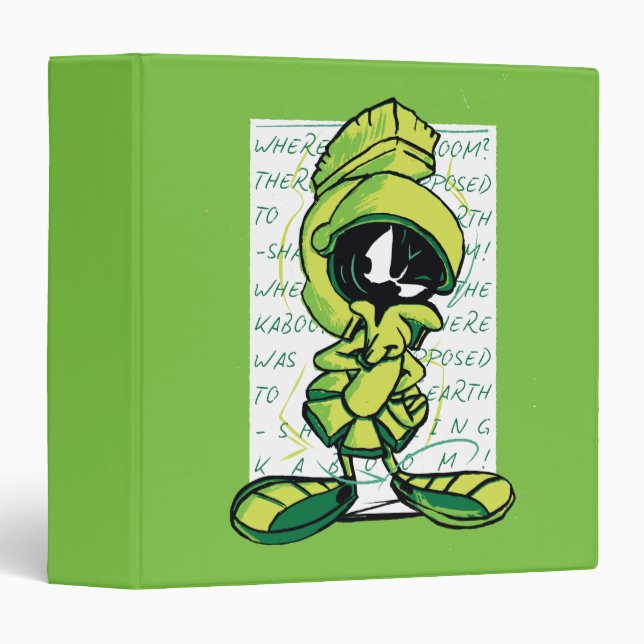MARVIN THE MARTIAN™ Quote Sketch Binder (Front/Spine)