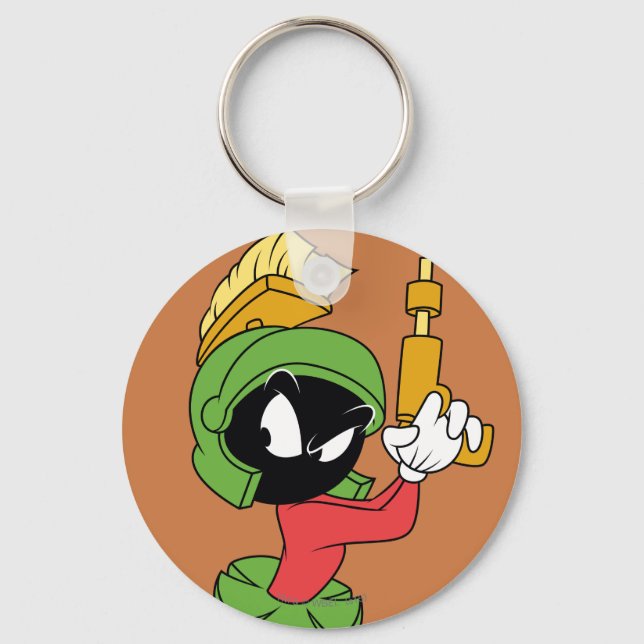MARVIN THE MARTIAN™ Ready With Laser Keychain (Front)