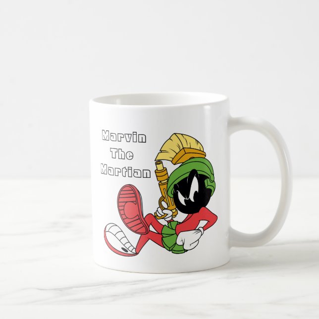 MARVIN THE MARTIAN™ Reclining With Laser Coffee Mug (Right)
