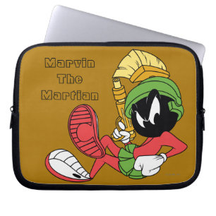 MARVIN THE MARTIAN™ Reclining With Laser Laptop Sleeve