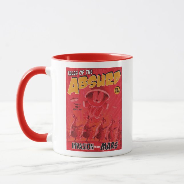 MARVIN THE MARTIAN™ Retro Invasion From Mars Comic Mug (Left)
