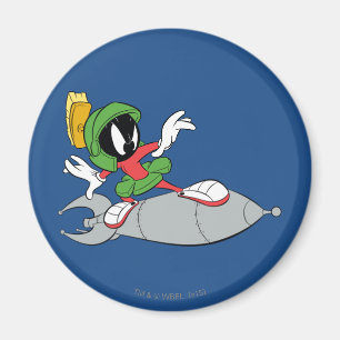MARVIN THE MARTIAN™ Riding Rocket Magnet