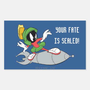 MARVIN THE MARTIAN™ Riding Rocket Sticker
