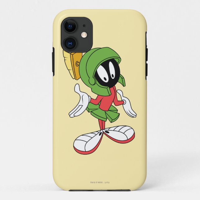 MARVIN THE MARTIAN™ Shrug Case-Mate iPhone Case (Back)