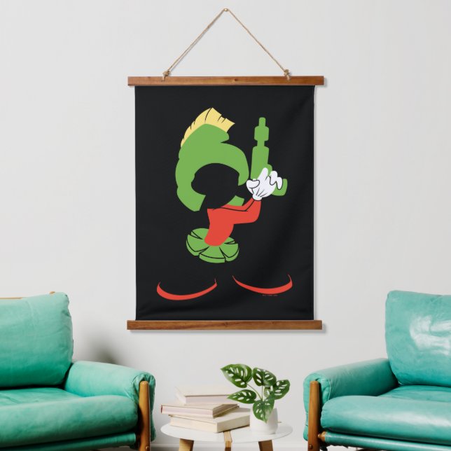 MARVIN THE MARTIAN™ Silhouette With Raygun Hanging Tapestry (Living Room)