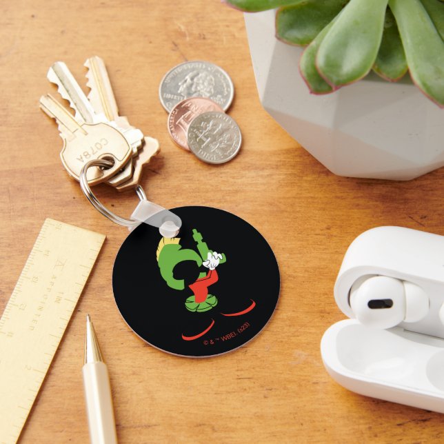 MARVIN THE MARTIAN™ Silhouette With Raygun Keychain (Desk)