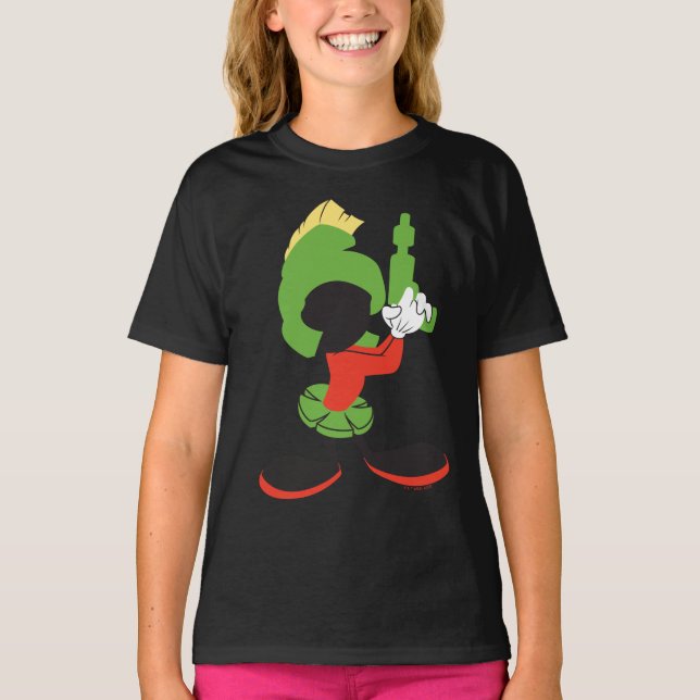 MARVIN THE MARTIAN™ Silhouette With Raygun T-Shirt (Front)