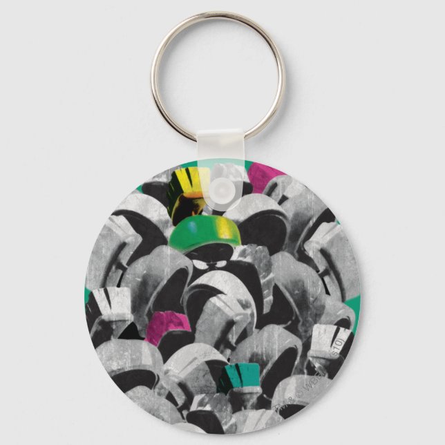 MARVIN THE MARTIAN™ Stacked Keychain (Front)