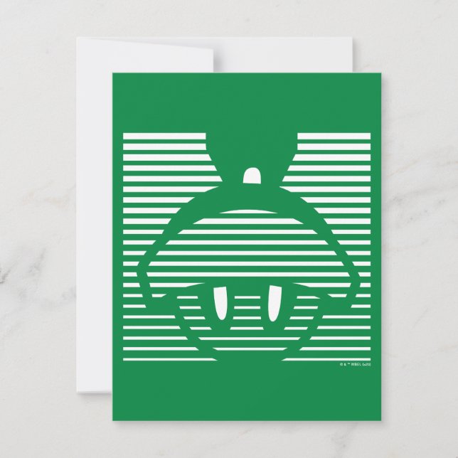 MARVIN THE MARTIAN™ Striped Icon Card (Front)