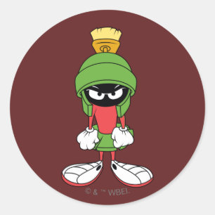 MARVIN THE MARTIAN™ Upset Classic Round Sticker
