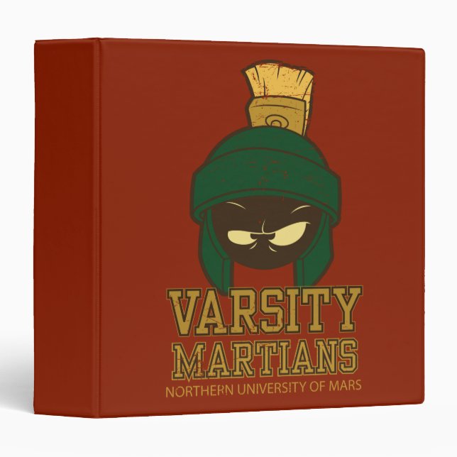 MARVIN THE MARTIAN™ Varsity Collegiate Graphic Binder (Front/Spine)