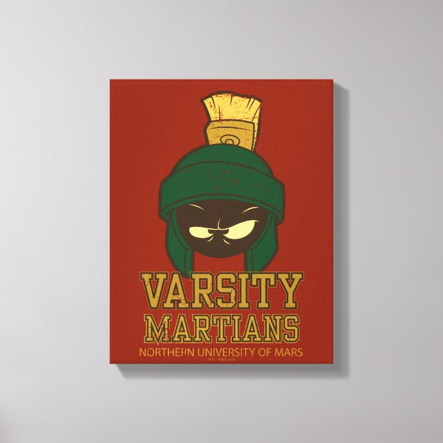 MARVIN THE MARTIAN™ Varsity Collegiate Graphic Canvas Print (Front)
